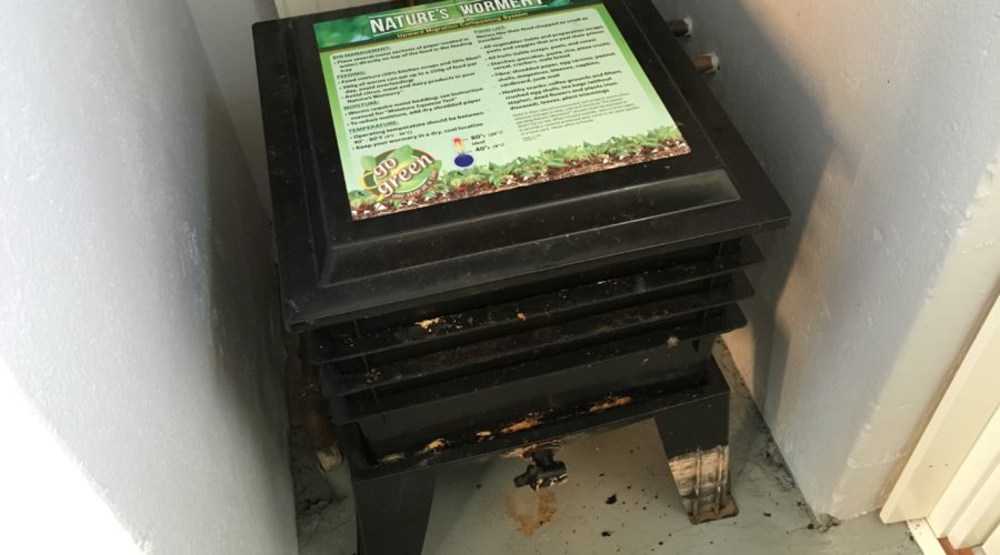 Indoor worm farm